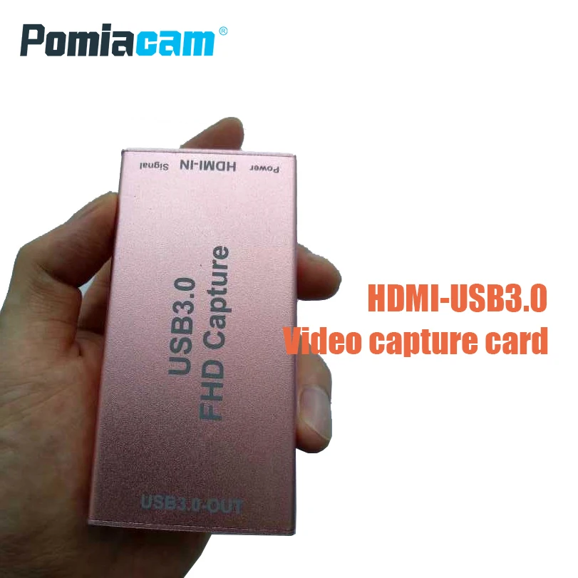 VC30 HDMI IN видео Захват USB3.0 1080P 60FPS карта захвата коробка для Windows Linux IOSX Android системы