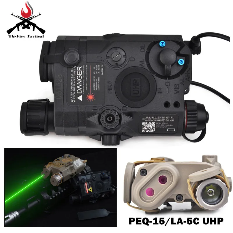 US $60.94 Element Softair AN PEQ15LA5C UHP Flashlight Weapon Tactical Surefir Green Lasar With Green IR LED Lased PEQ15 Surfire Light