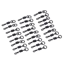 25pcs Q-Shaped Swivel for Carp Fishing Tackle Quick Change Connector