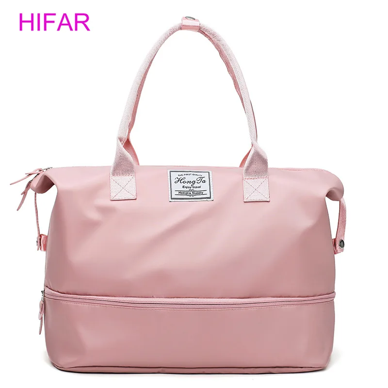 Top Oxford women&#39;s Travel Handbag Carry on Luggage shoulder Bags female Duffle Bags lady Travel ...