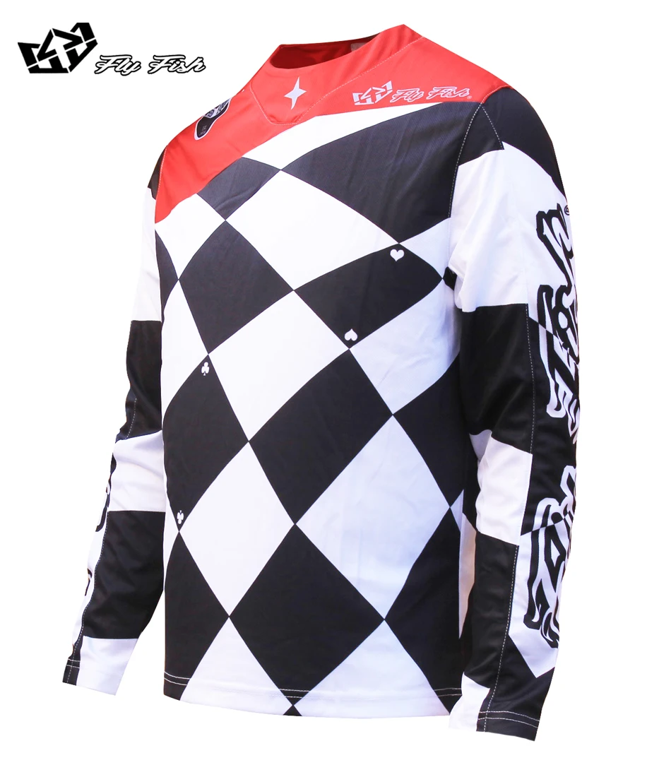 Мужская футболка SE Joker MX белая/черная для езды на велосипеде 2018|mx mtb|mtb jersey dhshirt racing |