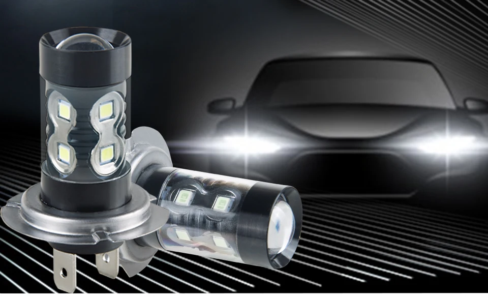 Led H7 H11 H8 H9 Car Lamp Bulbs 1200LM 9005 Hb3 9006 Hb4 Passing Light 12V H1 H3 H10 PSX24W 6000k 8000k Led Fog Lights DRL Bulb (1)