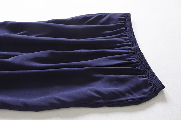 new 100 mulberry silk silk crepe DE chine is breathable and comfortable leisure household pants nine minutes of pants