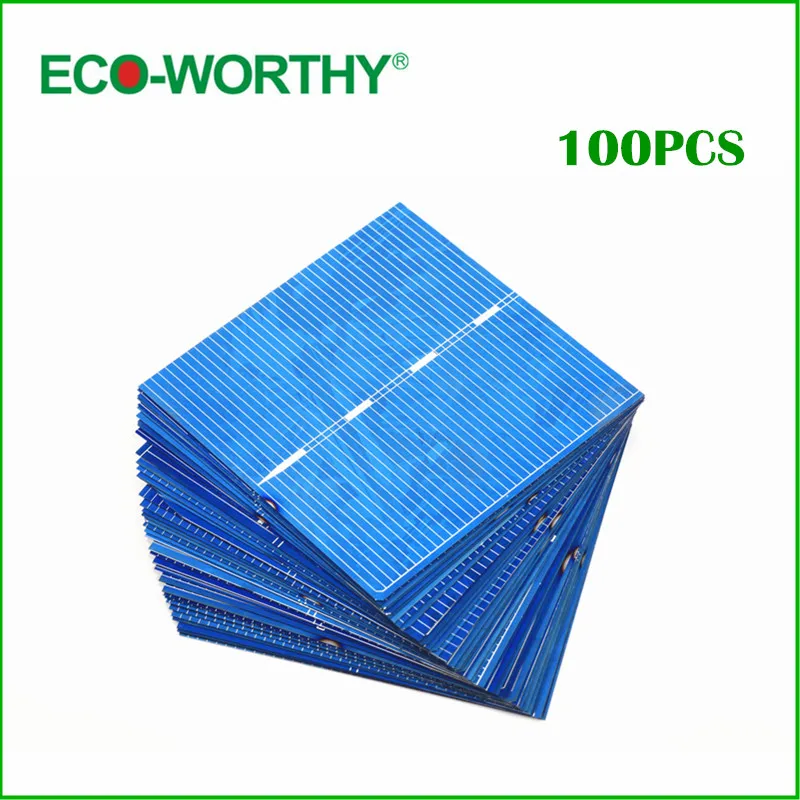 

100pcs 52x78mm Polycrystalline Solar Cell, Poly Solar Cells Solar Generators