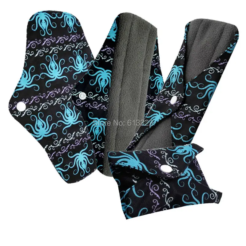

New Design Waterproof Lady Menstrual Cloth Pads Reusable Day Use Mama Cloth Sanitary Menstrual Pads