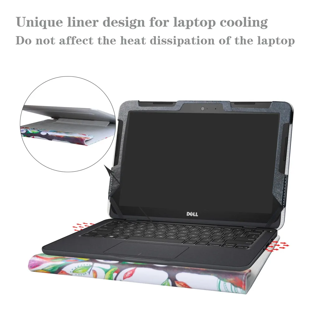 Чехол Alapmk чехол сумка для ноутбука 11 6 дюйма Dell Chromebook 5190 / Latitude 2 в 1 3190 3189 Education