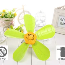 10 Вт одна скорость зеленый лист Прекрасный Детский Мини студенческий потолочный вентилятор 320 мм