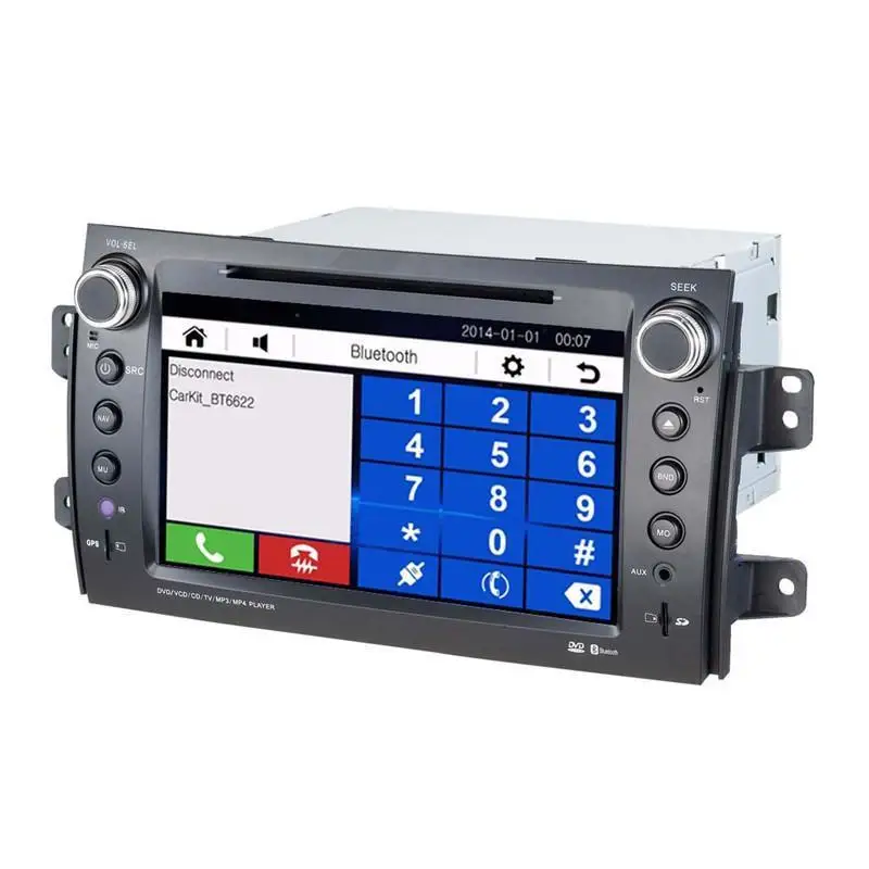 Sale 8" Car DVD player with GPS(optional),audio Radio stereo,BT/TV,car multimedia for SUZUKI SX4 2006 2007 2008 2009 2010 2011 2012 10