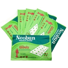 10pcs Dor Dor Nas Costas Dor Nas Articulações Artrite Dor de Garganta Manchas Massagem Relaxante Tailândia neobun Emplastros Médicos