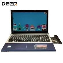 Free Shipment 15 inch gaming laptop notebook computer Wtih DVD 8GB DDR3 1TB HDD intel Pentium