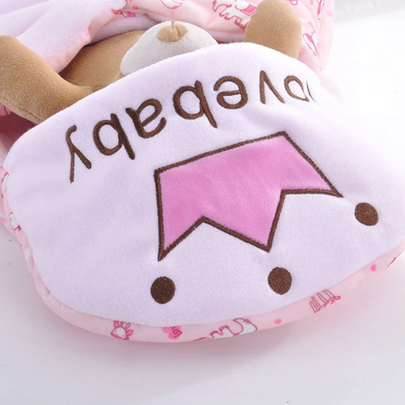 2018 Cute Style Baby Sleeping Bag for Stroller Newborn Toddler Sleeping Bags Autumn Wrap Warm Knitted Envelope for Infant Boys (2)