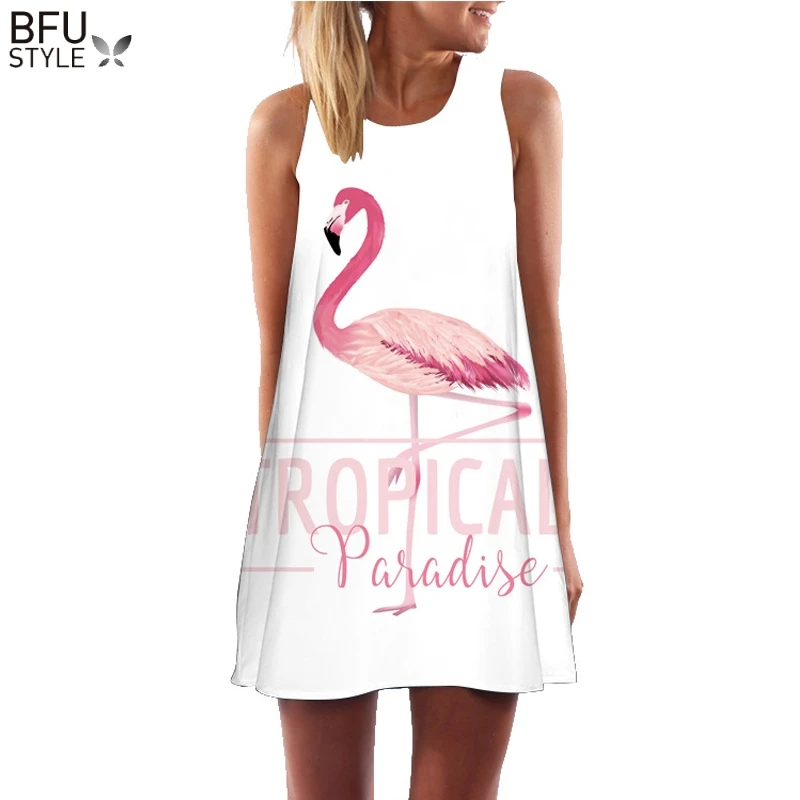 Beach flamingo dress Clearance