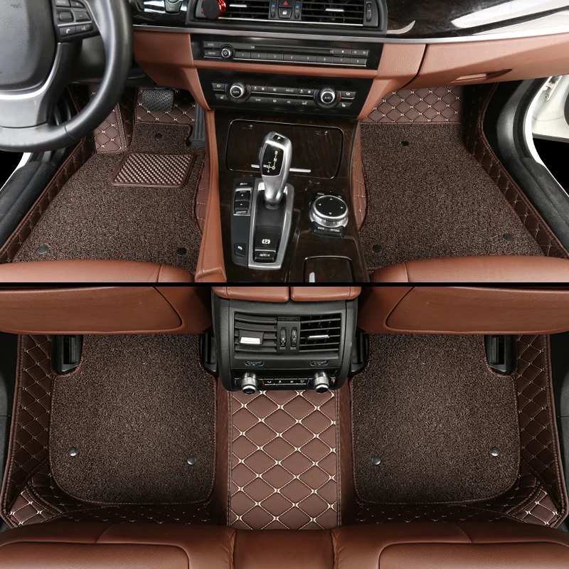 

leather car floor mats for Chevrolet Captiva Sonic Sail Spark Aveo Cruze Blazer epica Camaro Equinox Cavalier Trax