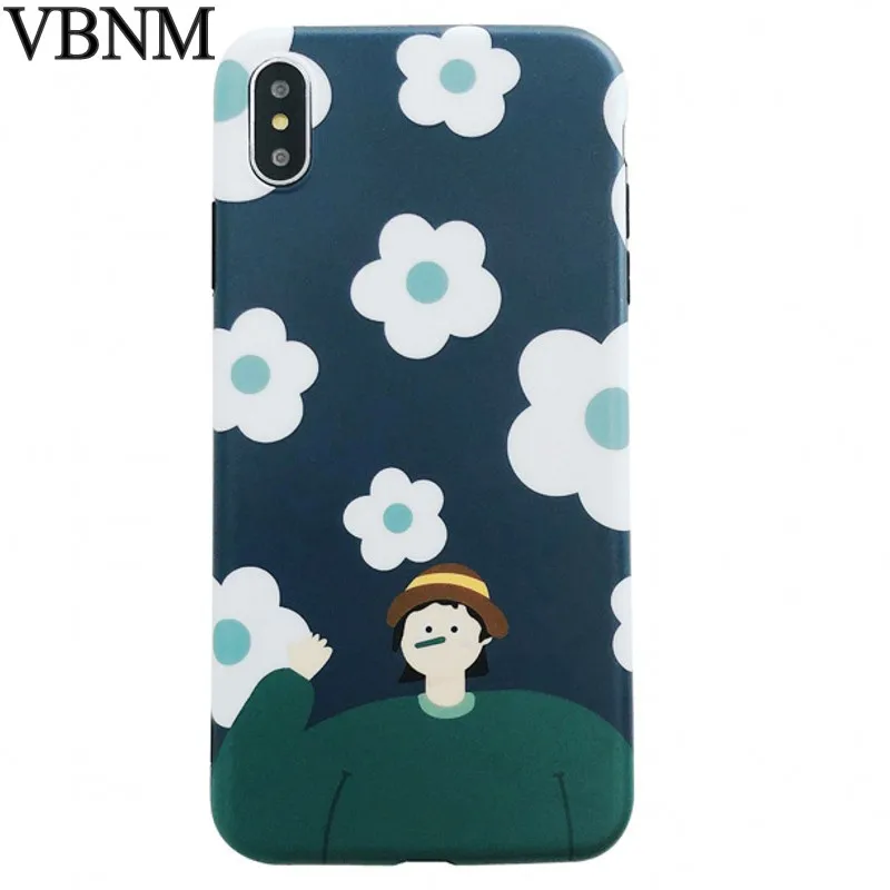 

Hyuna flower girl Case for iPhone 7 8 6s 6 Plus Matte soft shell Case for iPhone XS MAX X XR Cute floral design