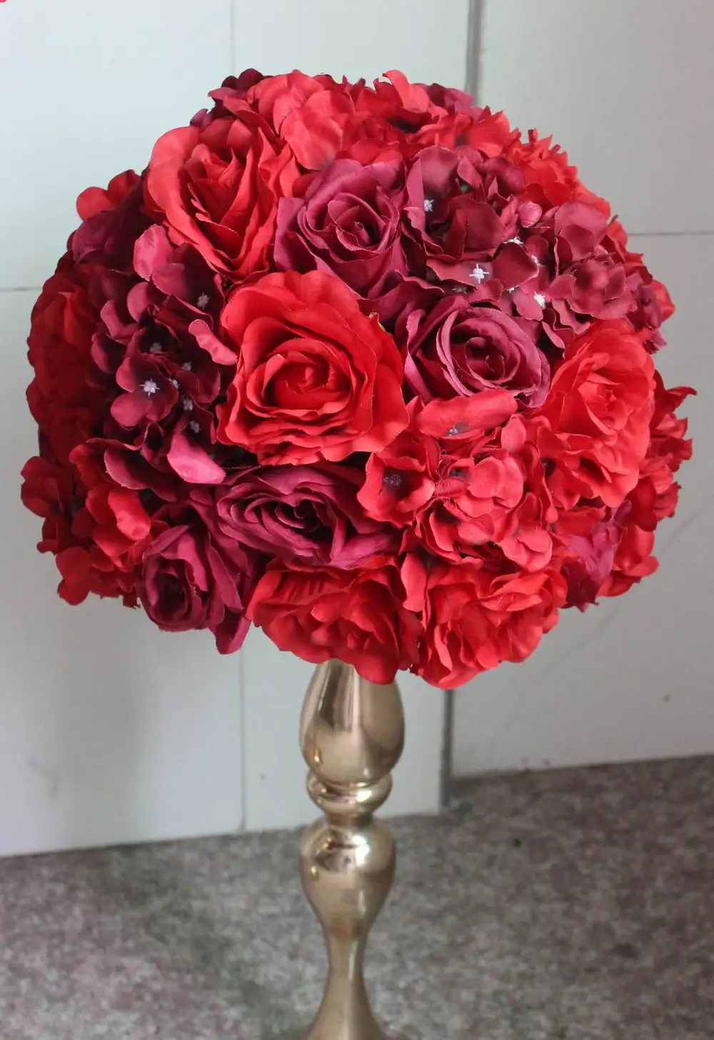 SPR 30cm/35 см/40 см/50cm1 0 шт./лот искусственный венец для украшения свадебного стола|flower