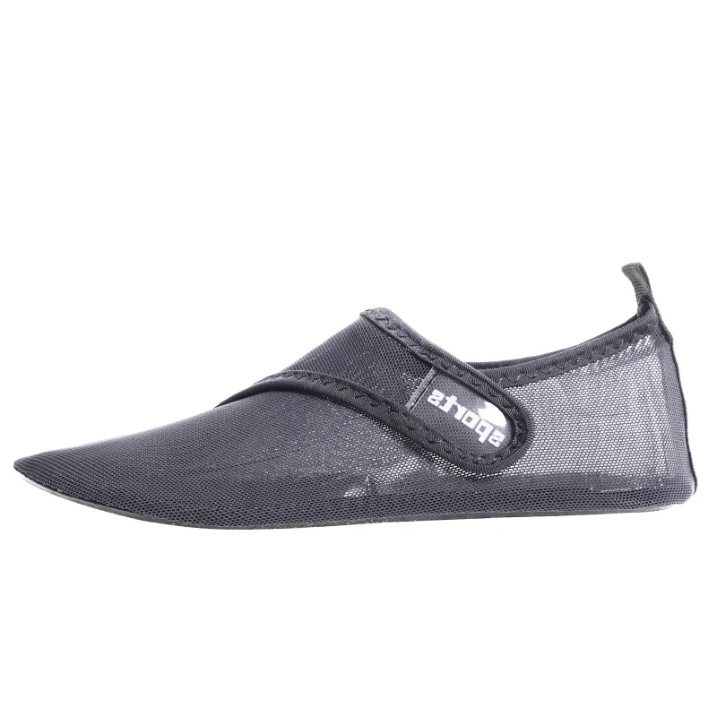 Женская и мужская водонепроницаемая обувь из мягкой дышащей сетки, легкая, босиком кожа, спортивная обувь для плавания, Уличная обувь - Цвет: Grey 48 49 Size