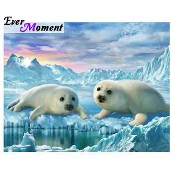 

Ever Moment Diamond Painting Seal On Ice Cross Stitch Full Square 5D DIY Mosaic Picture Of Rhinestone Diamond Embroidery 3F540
