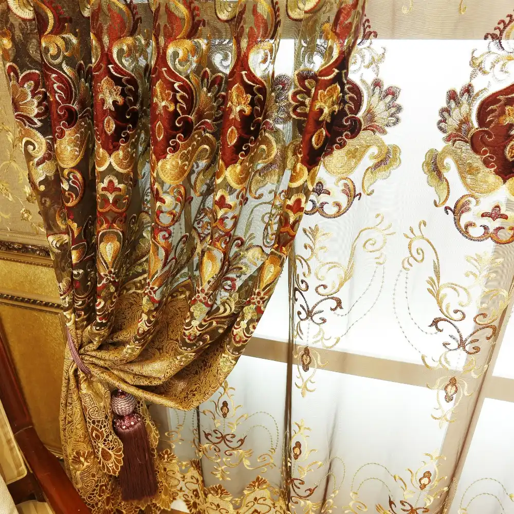 americano royal gold cortinas de lujo