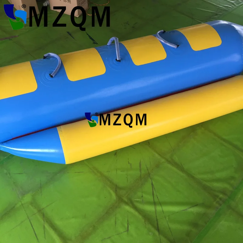 

MZQM 4 persons use Inflatable Sea Games Inflatable Flyfish Banana Boat For Advanture inflatable seats water games