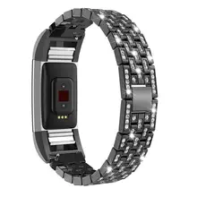 CARPRIE Роскошный металлический браслет из нержавеющей стали с кристаллами ремешок для Smart Charge 2 Смарт-часы дропшиппинг AUG 16
