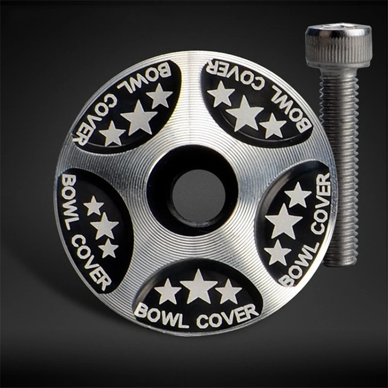 

Bicycle Stem Top Cap Headset Caps 28.6mm1 1/8" Steerer Mountain Bike Stem Cycling Accessories Top Cap Cover