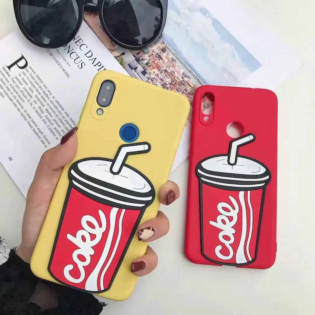 Забавные 3D Кола силиконовый чехол для samsung Galaxy A3 A5 A6 A7 A8 2019 2018 A750 плюс A20 A30 A50 A10 M10 A40