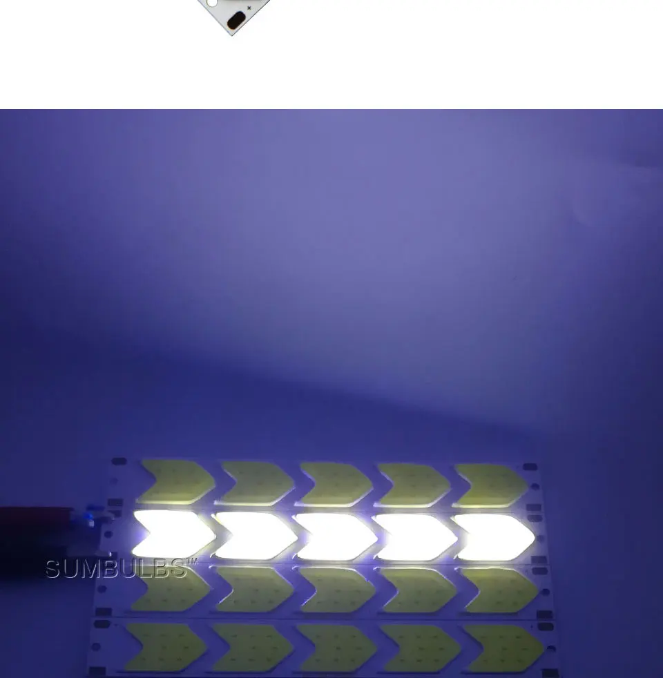 Special Shape COB LED Light Strip DC 12V 5W 6W Cold White LED Bulb with Star Grid Arrow Shape DIY Work Home Car Decor Lighting (8)