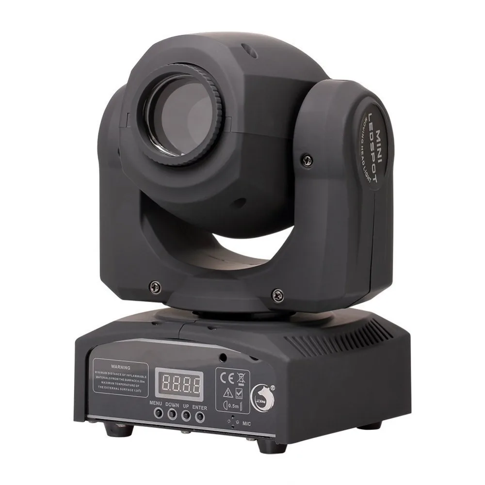 

Stage Lighting Moving Head Light LED Spot 4 Color Light 30W with 7/10 Channel for Party Disco DJ Show KTV DMX-512
