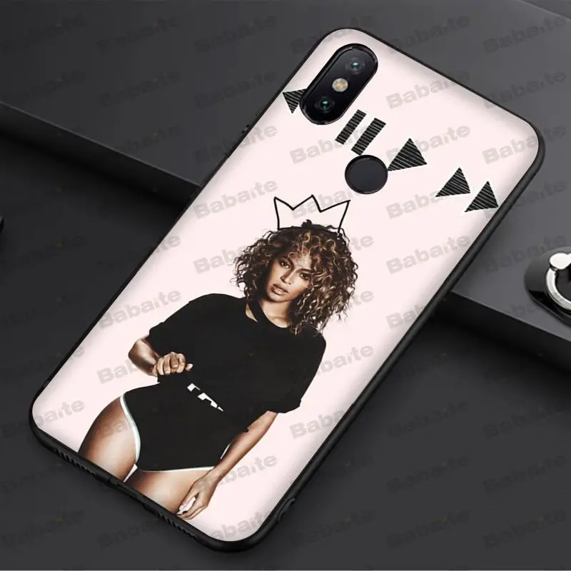 Силиконовый чехол для телефона Babaite Beyonce Жизель Ноулз redmi 5plus 5A 6pro 4X note5A note4x note7 6A