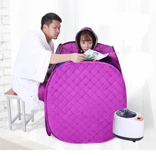 Домашняя Паровая сауна Паровая комната фумигация машина Паровая сауна комната пот три складной