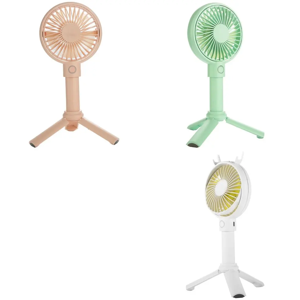 

Portable Handheld USB Fan Cooler 3 Speed Adjustable Mini Fan Rechargeable Desktop Cooling Fan