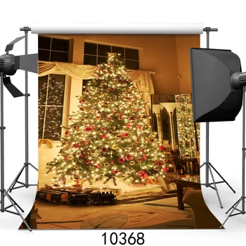 

Christmas tree photography background 3x3m christmas photo studio background vinyl fireplace Photo backdrop Christmas vinyle