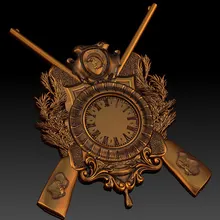 Цифровой файл в формате STL часы для ЧПУ 3D рельеф резьба гравировка C36-26