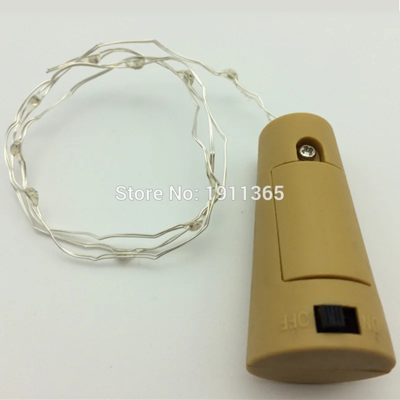 Rolha de Garrafa de Vinho em Forma de Cortiça Luzes da Corda de Natal Cobre Guirlanda Festão Fio Brilhando Vaso Decoração Festa Luz Led 13 Luzes e Iluminação