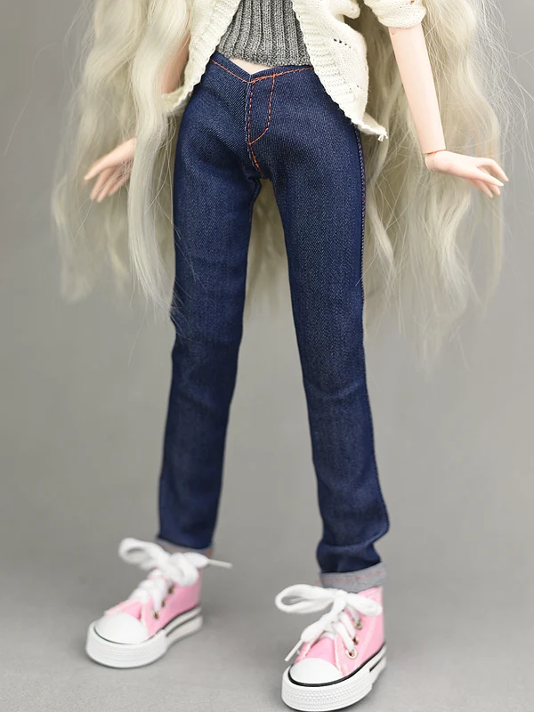 Синие джинсы штаны для 1/4 кукла/длинные одежда BJD SD Xinyi 45 50 см подарок девочки на