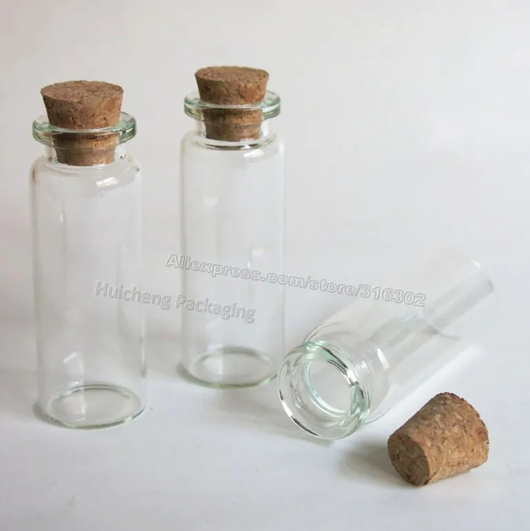 500 x 14ml glass Container With Cork, Glass Corked Vials, Glass Bottle