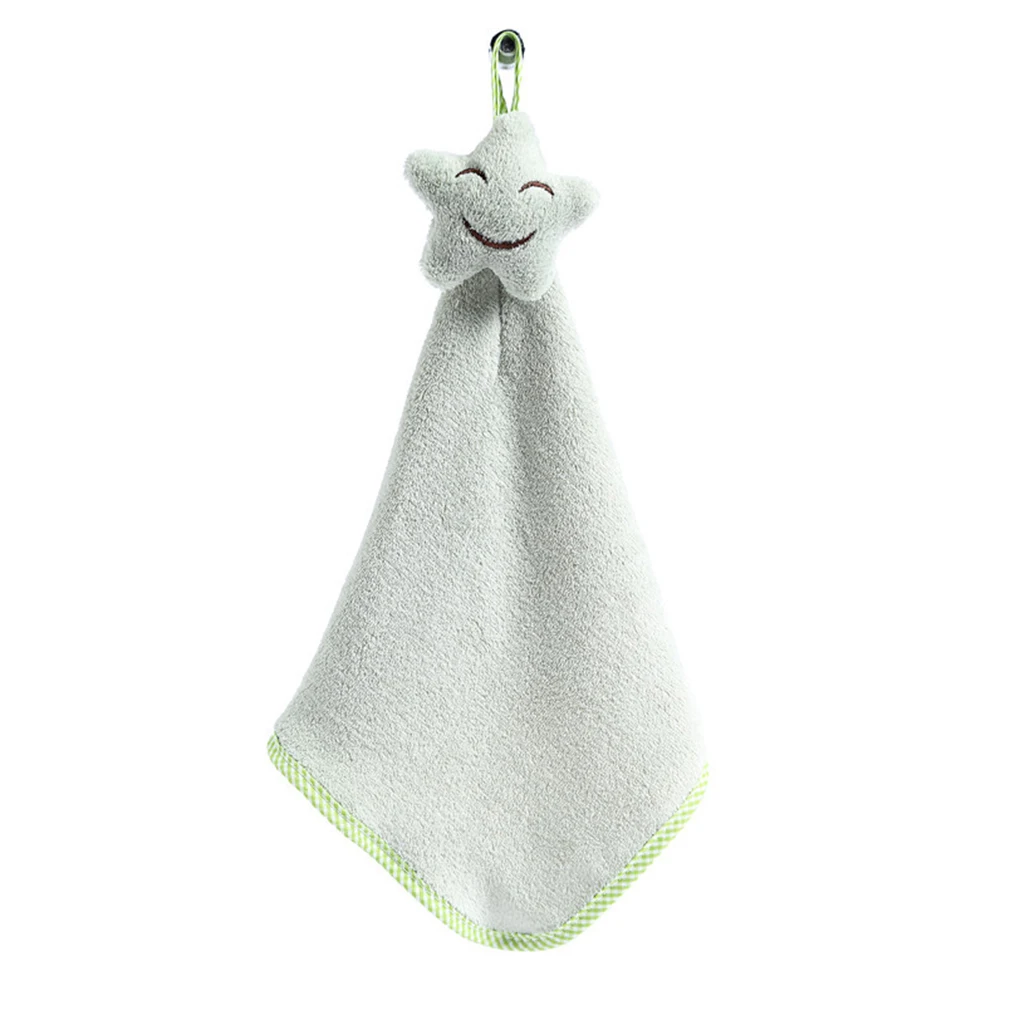 Милое полотенце для рук с животными, детское полотенце для ванной, детское полотенце из микрофибры для кухни, быстросохнущие подвесные полотенца для рук - Цвет: 3