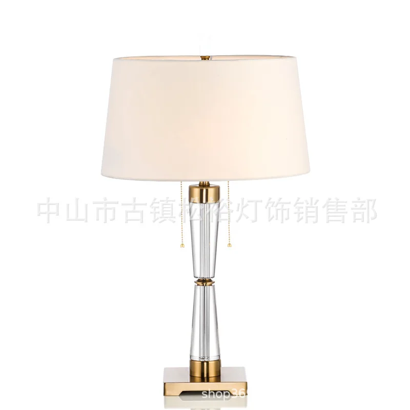 Modern Simple Fashionable High End Table Lamps Crystal Iron Table