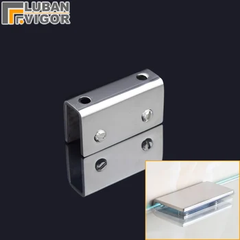 

High-grade 304 Stainless steel glass clip/clamp,Mirror/Bright surface,shelf clip,glass thickness: 8-12MM Bathroom Hardware