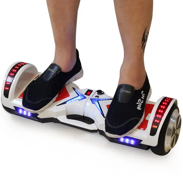 Best price at $276 Cheap Hoverboards 6.5 Led Lights Electric Skateboard Hoverboard Self Balancing Scooter Hoover Board with Bluetooth electric scooter