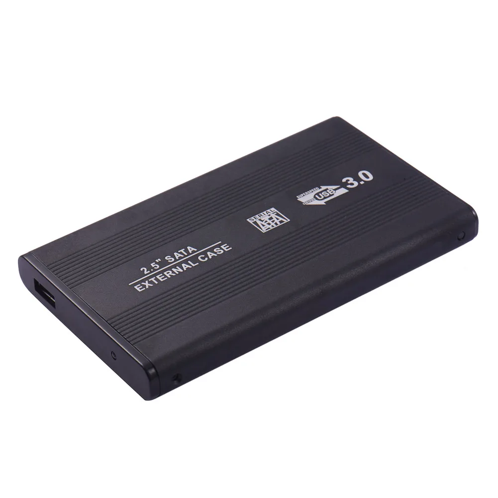 2,5 дюймов USB 3,0 внешний SATA HDD жесткий диск чехол коробка ПК настольный корпус коробка Высокая скорость 5 ГБ/сек. и 10 Гбит/с