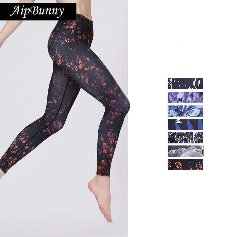 

Aipbunny High Elastic Fitness Body-Building Yoga Sport Waist Support Slimming Girls Slimming Pants body shaper Capris leggings