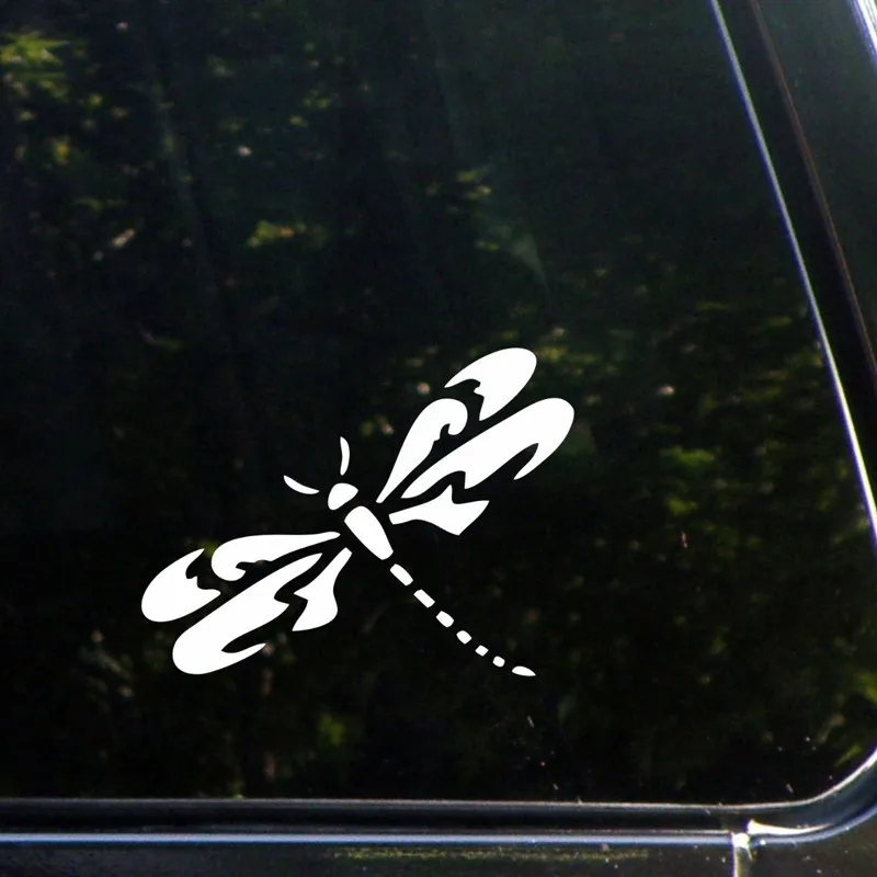 DRAGONFLY (новинка) белая 5 &quotвиниловая наклейка на окно для ноутбука Ipad окна стены