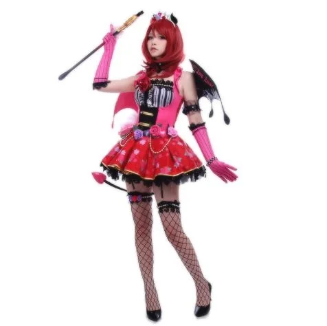 Аниме Love Live! LoveLive! Все персонажи Костюмы для косплея чертенок возбуждение Косака