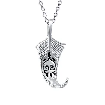 

Tsubasa Chronicle Kinomoto Sakura Princess Loss of memory Feather 925 Sterling Silver Pendant Necklace Cos Gift N