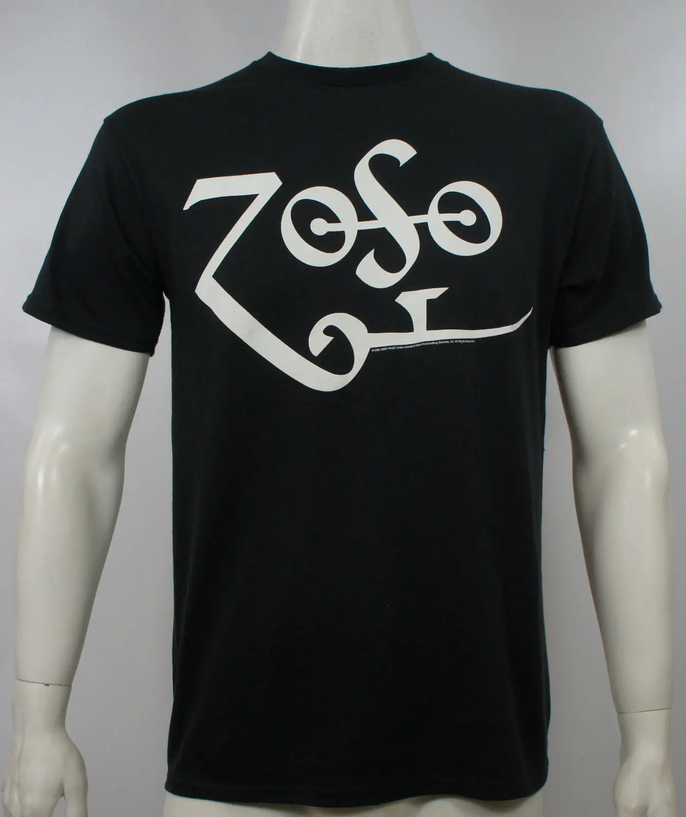 Authentic JIMMY PAGE White Zoso Logo Led Zeppelin T-Shirt S M L XL 2XL NEW | Мужская одежда