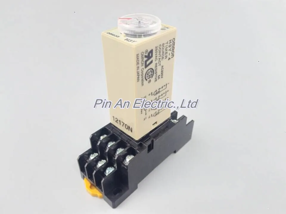 

30S H3Y-4 Power On Time Delay Relay Timer DPDT 14Pins H3Y-4 30Sec 220v 110V 24V 12V