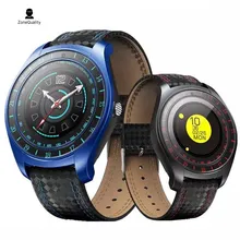 ZoneQuality 2018 New Arrival Suporte Cartão SIM Bluetooth Camera Smartwatch Relógio Inteligente V10 Passo de Freqüência Cardíaca de Pulso para Androi