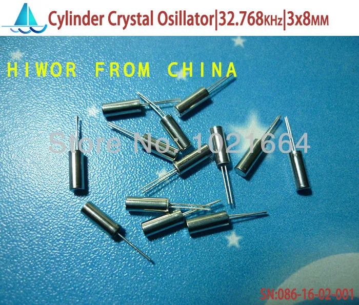 

(100pcs/lot)(Crystal|Cylinder) Cylinder Clock Crystal Oscillator 32.768KHz, 3x8MM,Passive Quartz Crystal Resonator, 32768