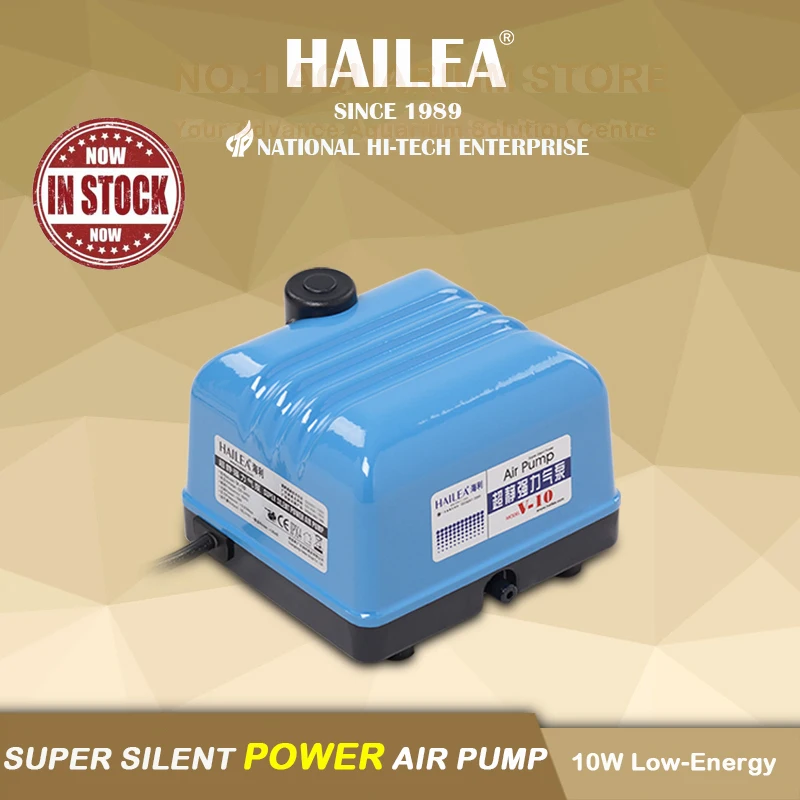 

HAILEA BRAND NEW V-10 SEPTIC POND AIR PUMP ATU TREATMENT PLANT COMPRESSOR 10W 10L/Min AUTHORIZED DEALER